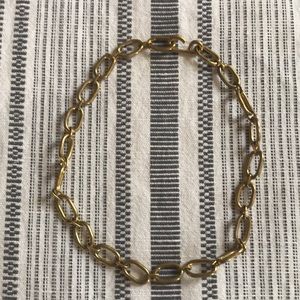 Gold Link Chain Necklace - Women's Fashion Jewelry
